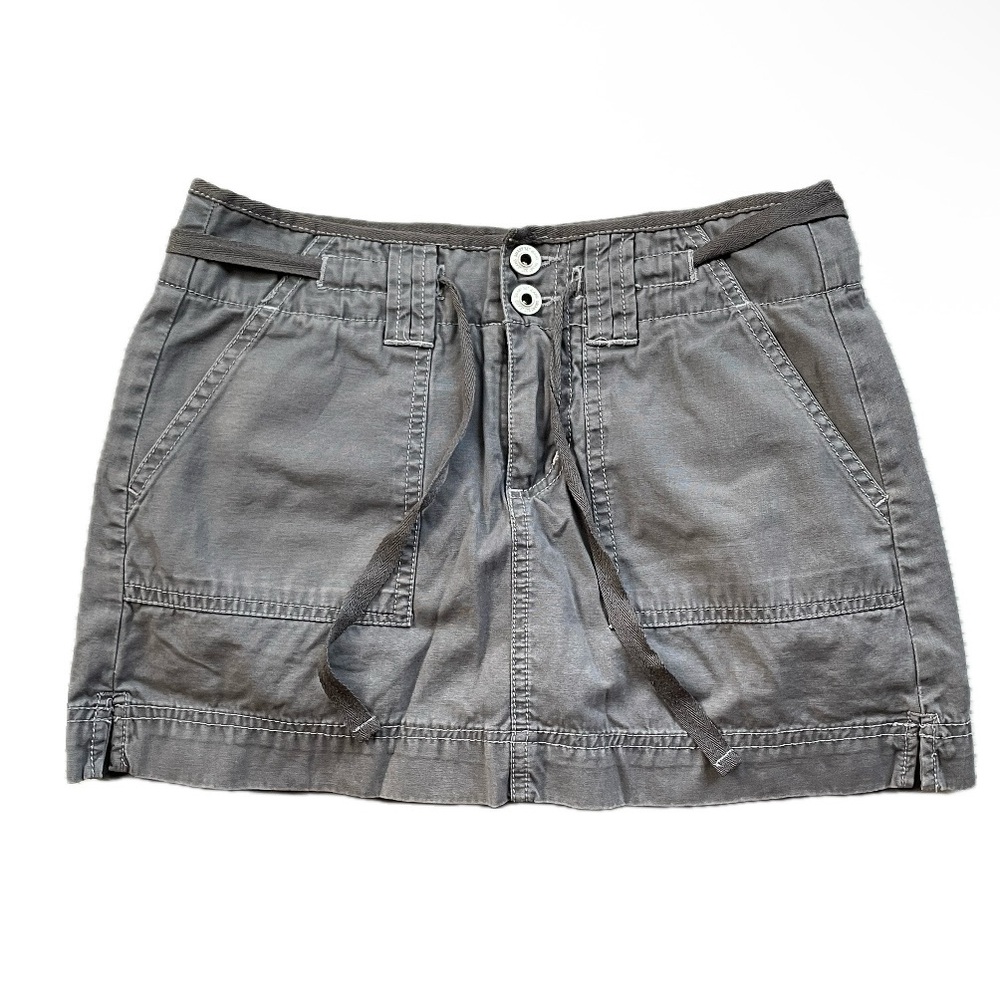 ✰ Smart Set Grey Cargo Mini Skirt ✰